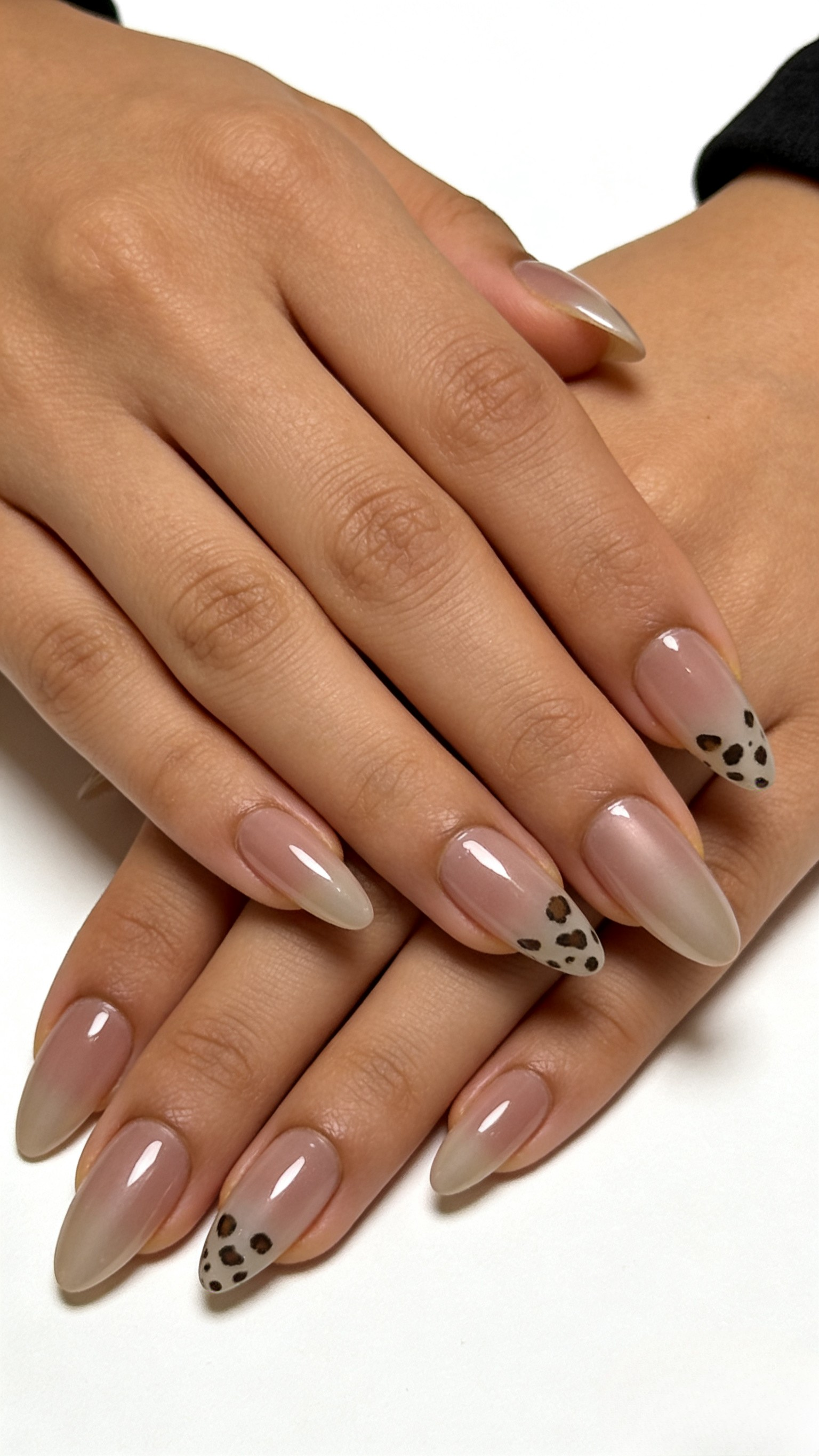 Nude Leopard Press-On Nails