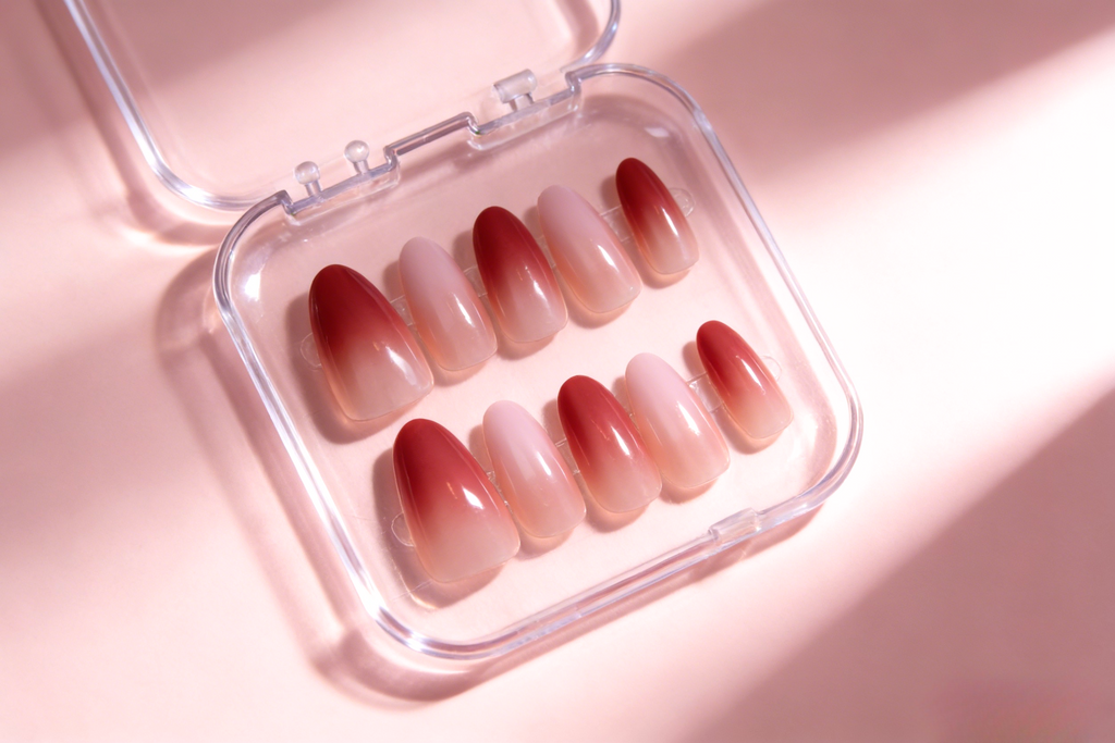 Blush Ombré Press-On Nails