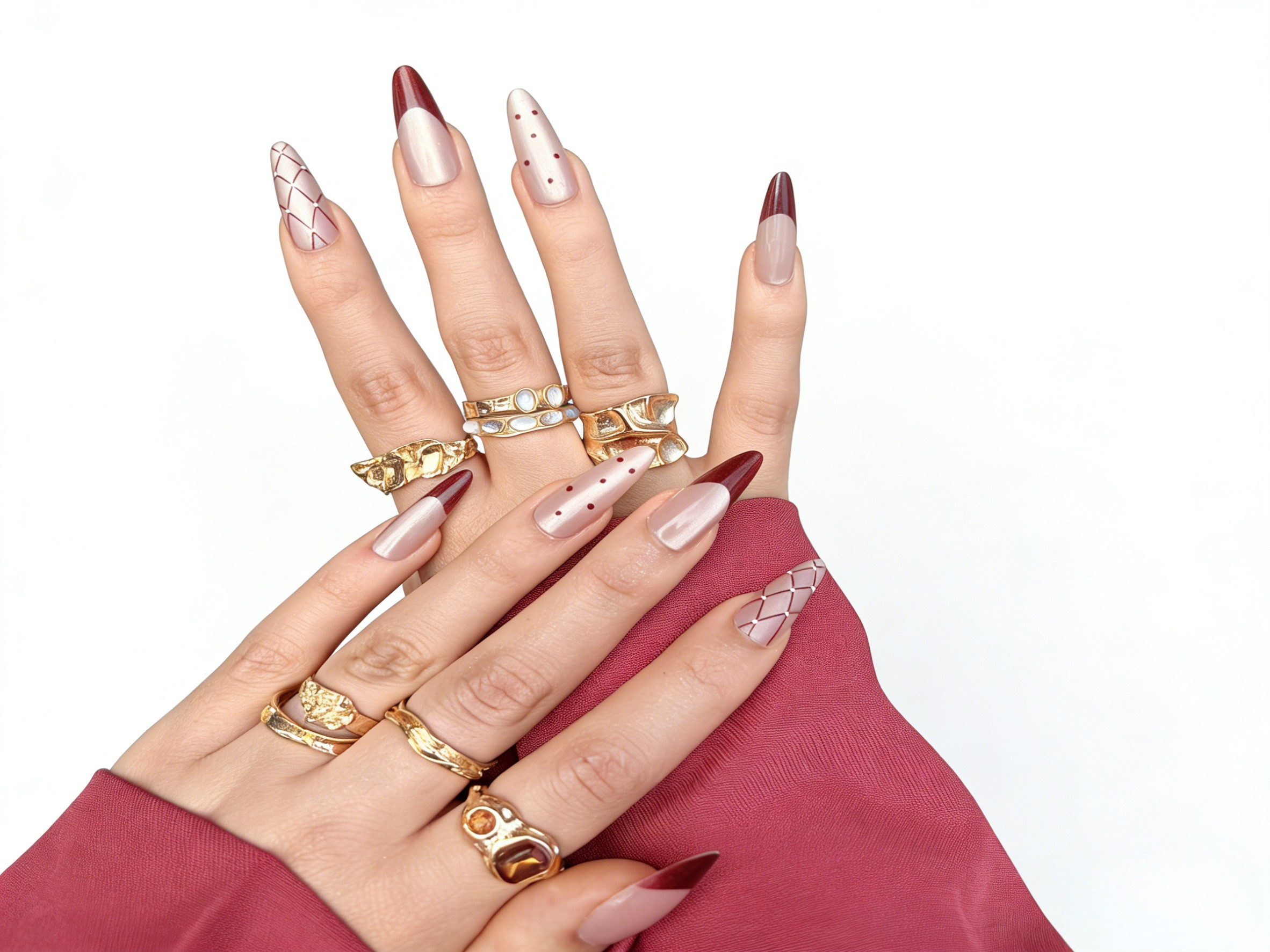 Burgundy Pearl French